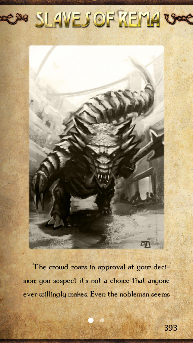 Gamebook Adventures 3: Slaves of Rema - кадр 1