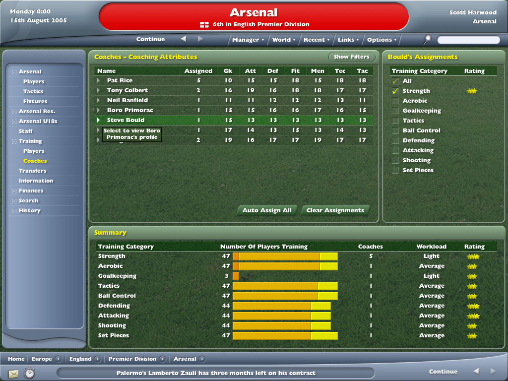 Football Manager 2006 - кадр 2