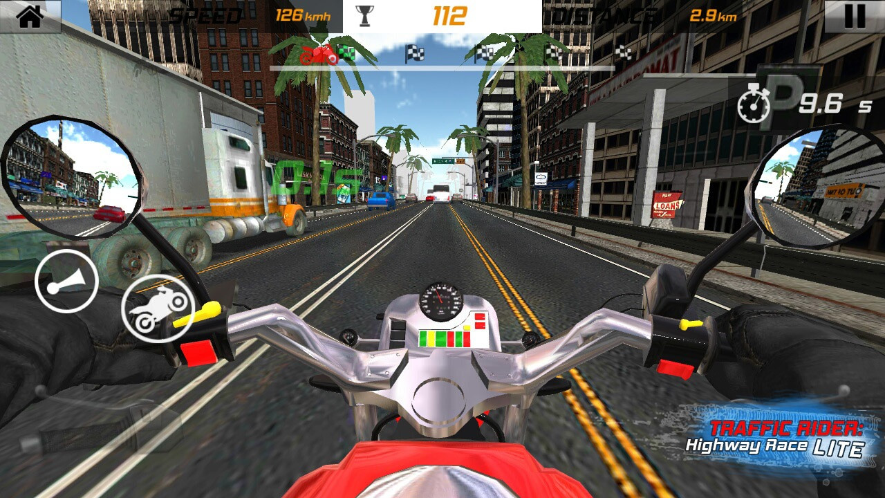 Traffic Rider: Highway Race Light (itch) - кадр 2