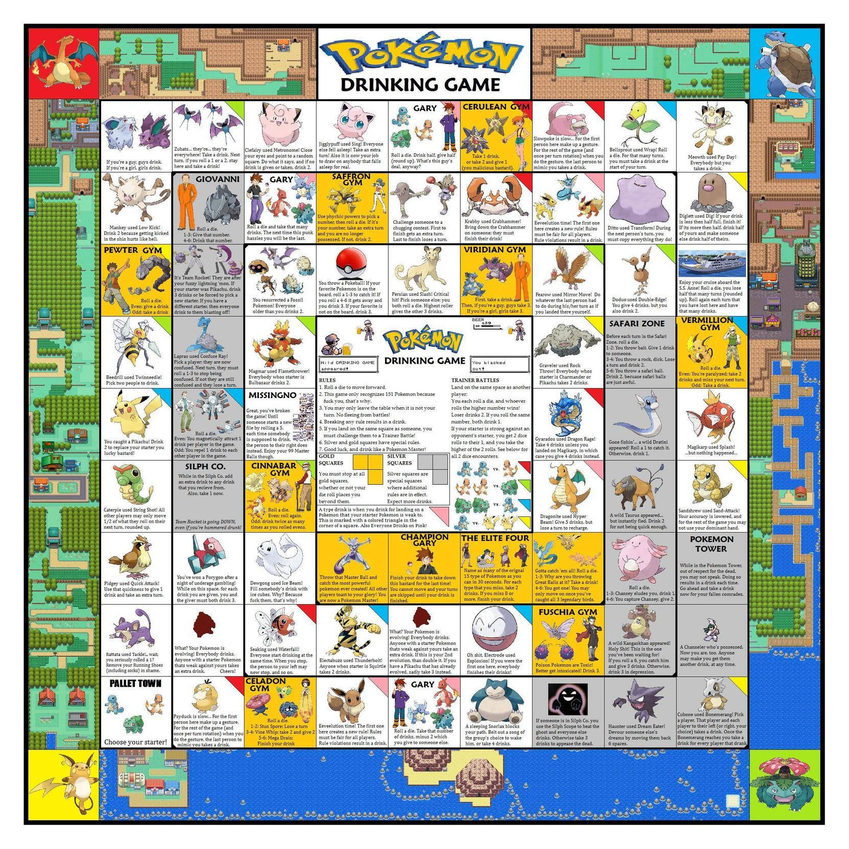 Pokemon Blackout Version (Drinking Game) (itch) - кадр 1