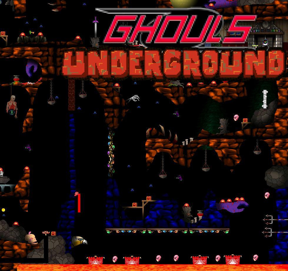 Ghouls Underground for PC and NES (itch) - кадр 1