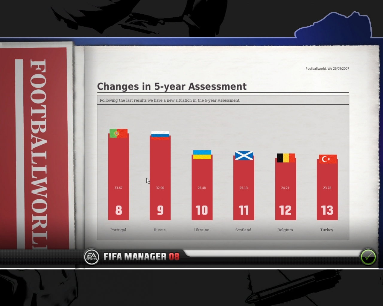 FIFA Manager 08 - кадр 1