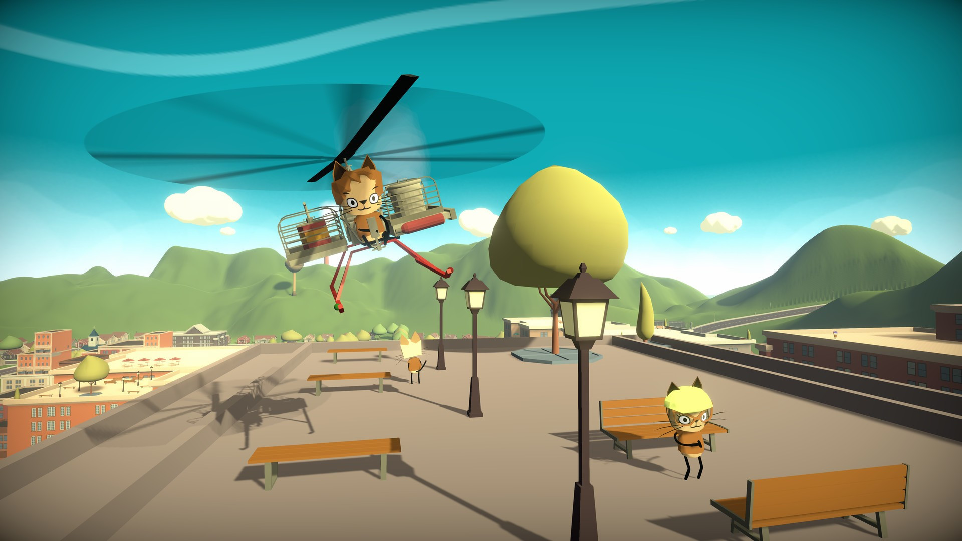 Cats Fly Helicopters - кадр 1