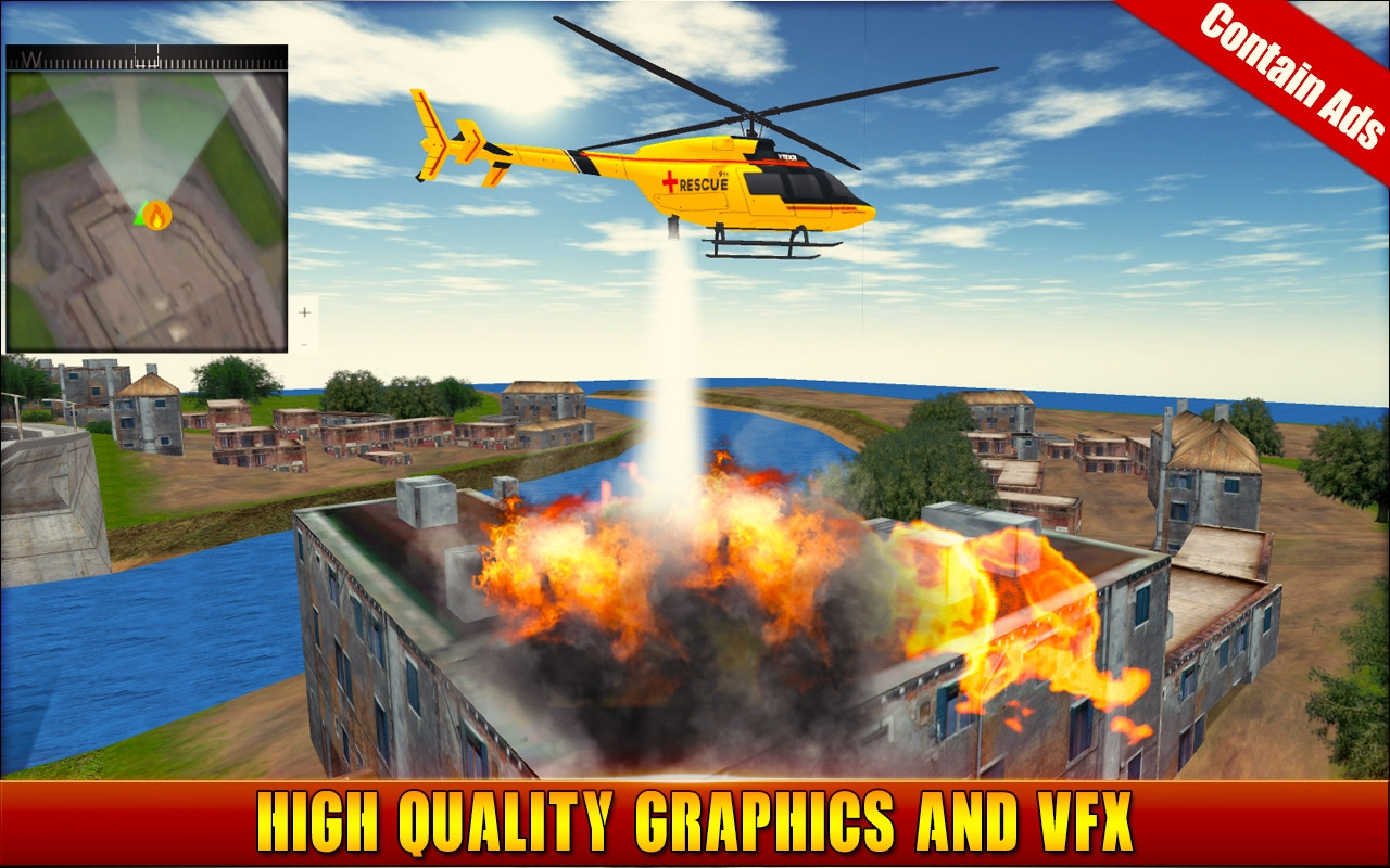 American Rescue Helicopter Simulator 3D (itch) - кадр 1