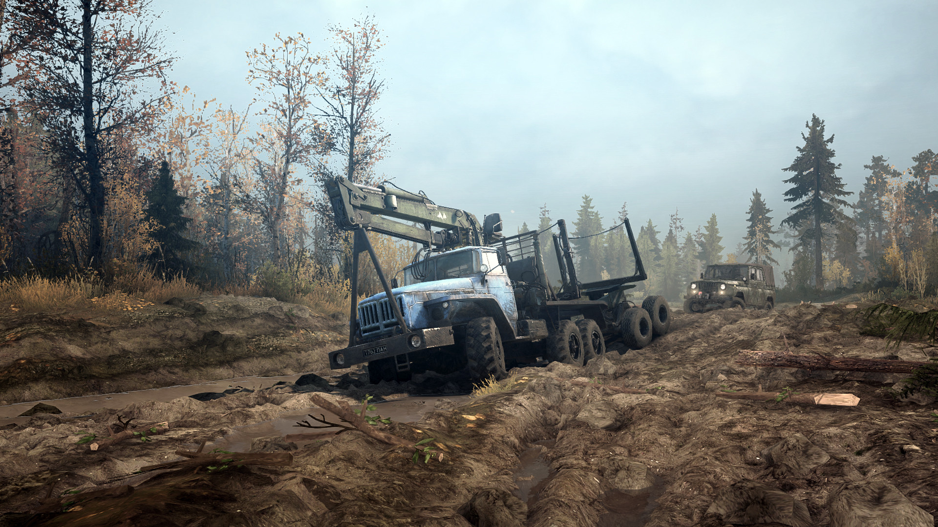 Spintires: MudRunner - обзоры и оценки игры, даты выхода DLC, трейлеры,  описание