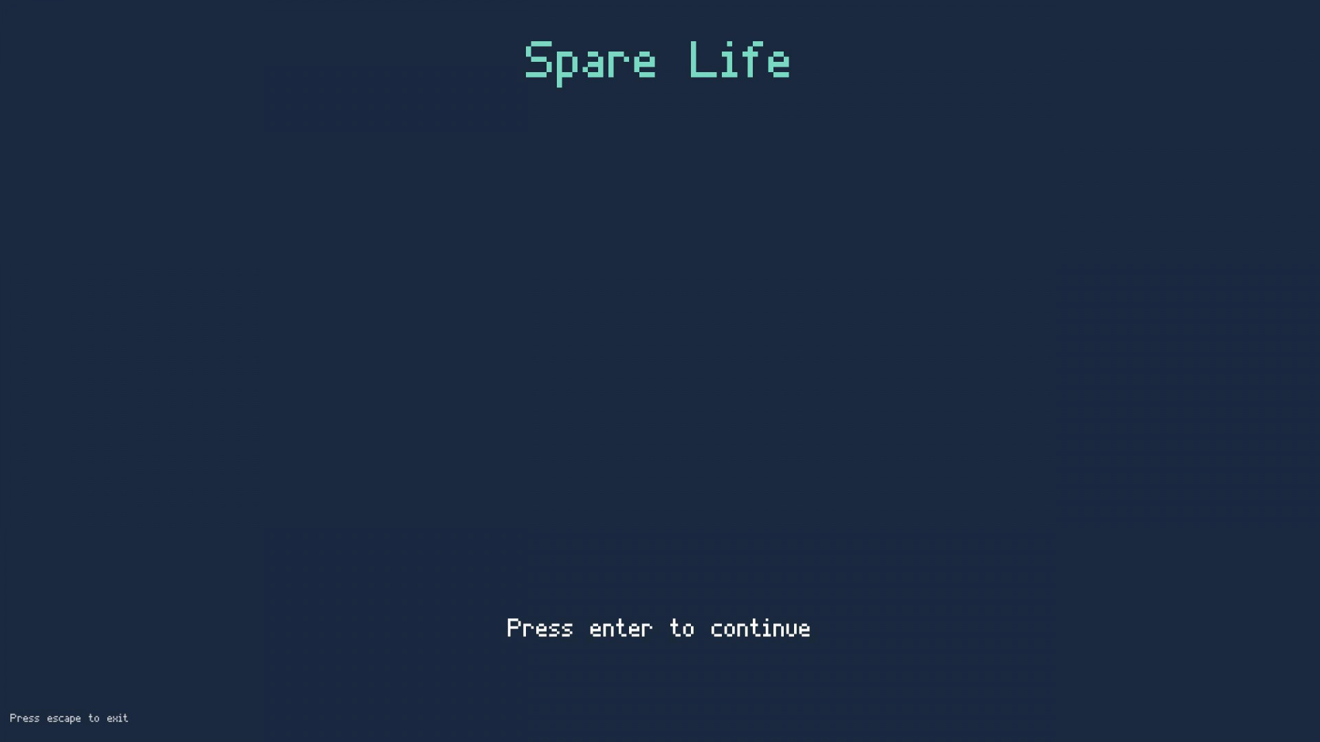 Spare Life (itch) - кадр 2