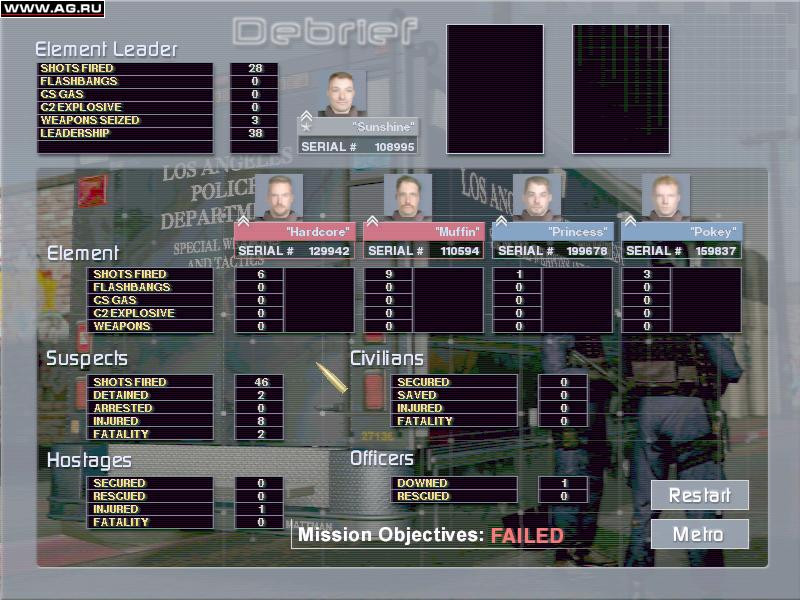SWAT 3: Close Quarters Battle - кадр 1