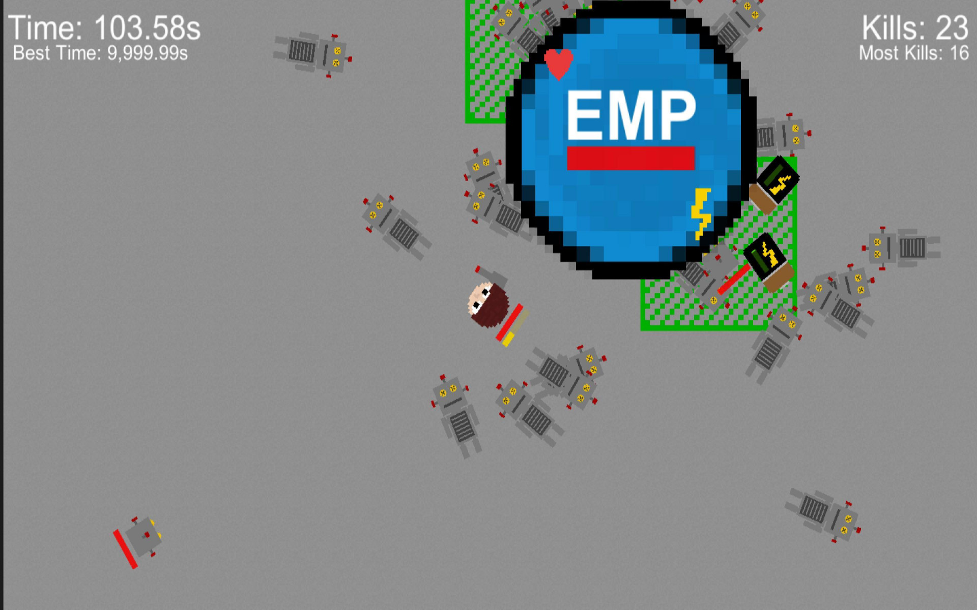 LD39 - The Day The Robots Attacked (itch) - кадр 1