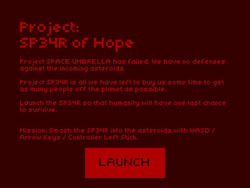 SP34R of Hope (itch) - кадр 1