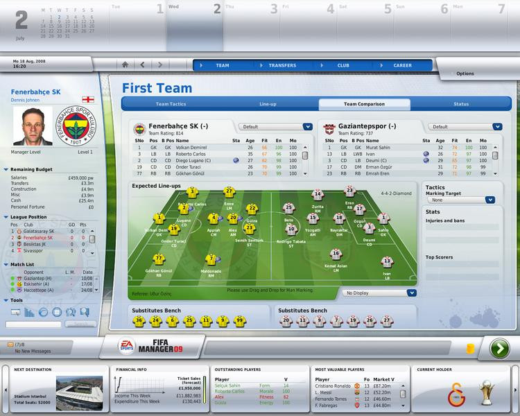 FIFA Manager 09 - кадр 6