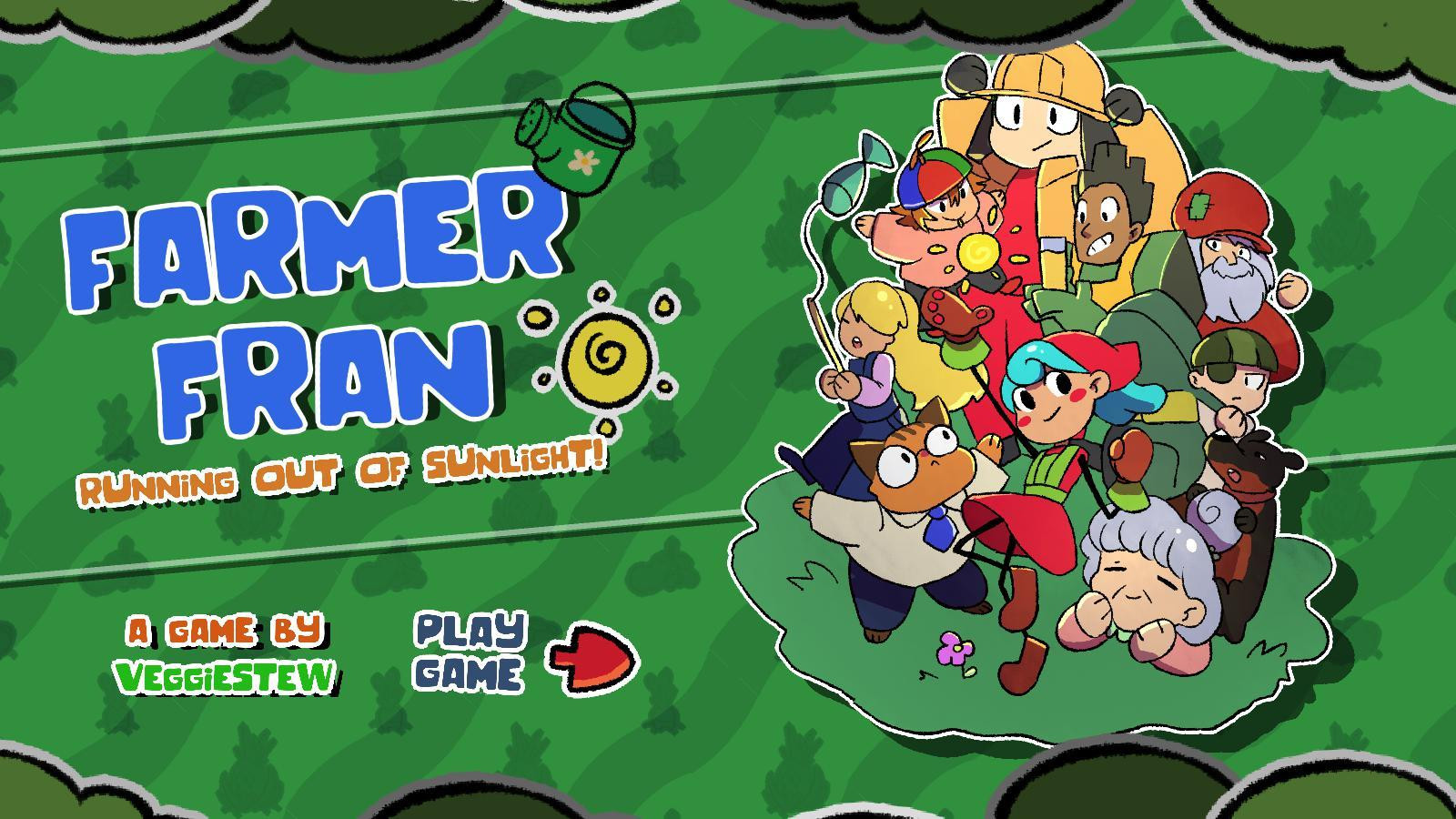 Farmer Fran: Running Out of Sunlight! (itch) - кадр 1