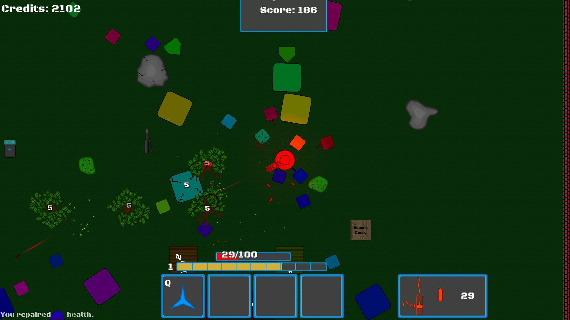Circle Tank: Rise of the Squares (itch) - кадр 1