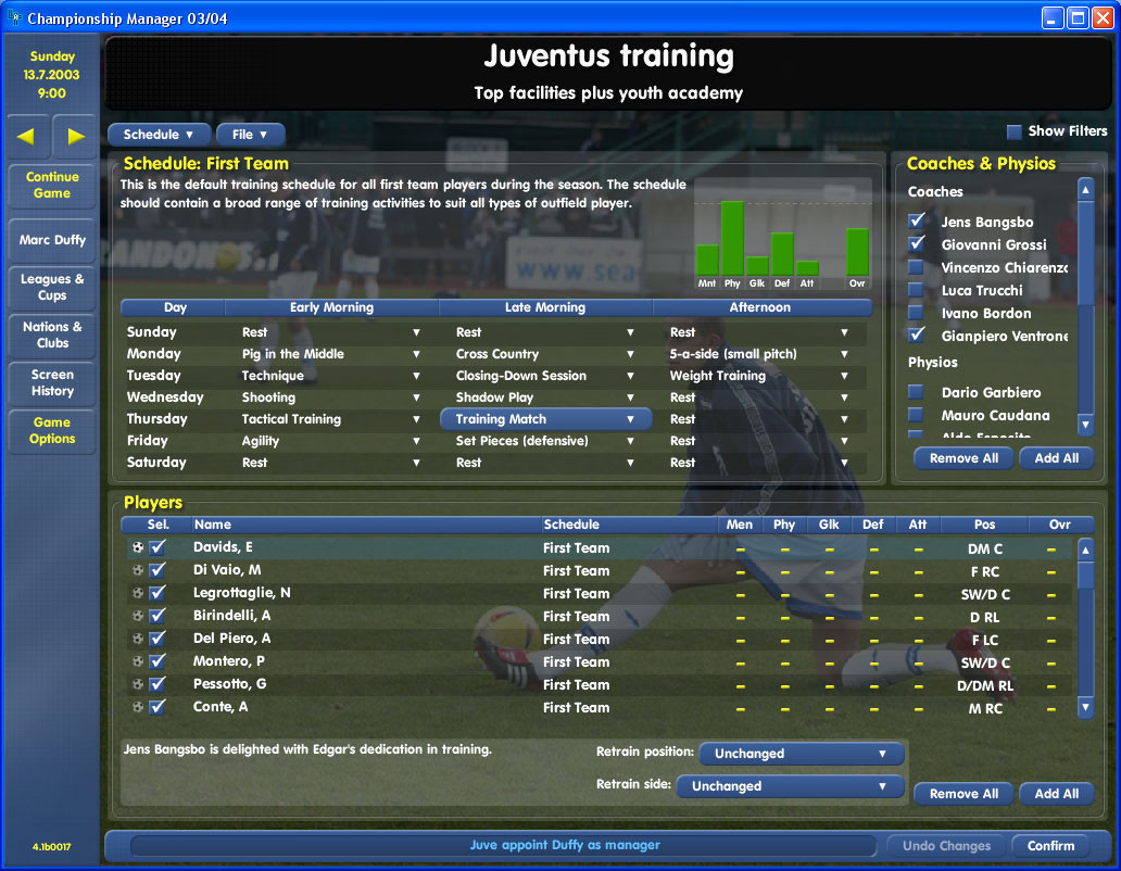 Championship Manager Season 03/04 - кадр 2