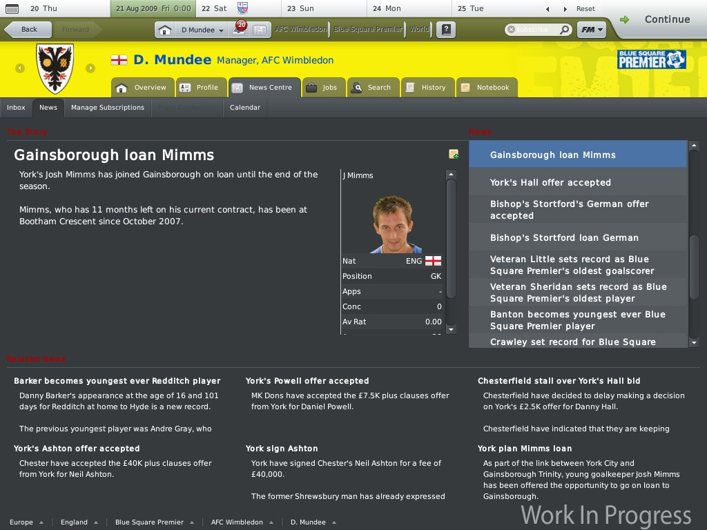 Football Manager 2010 - кадр 2