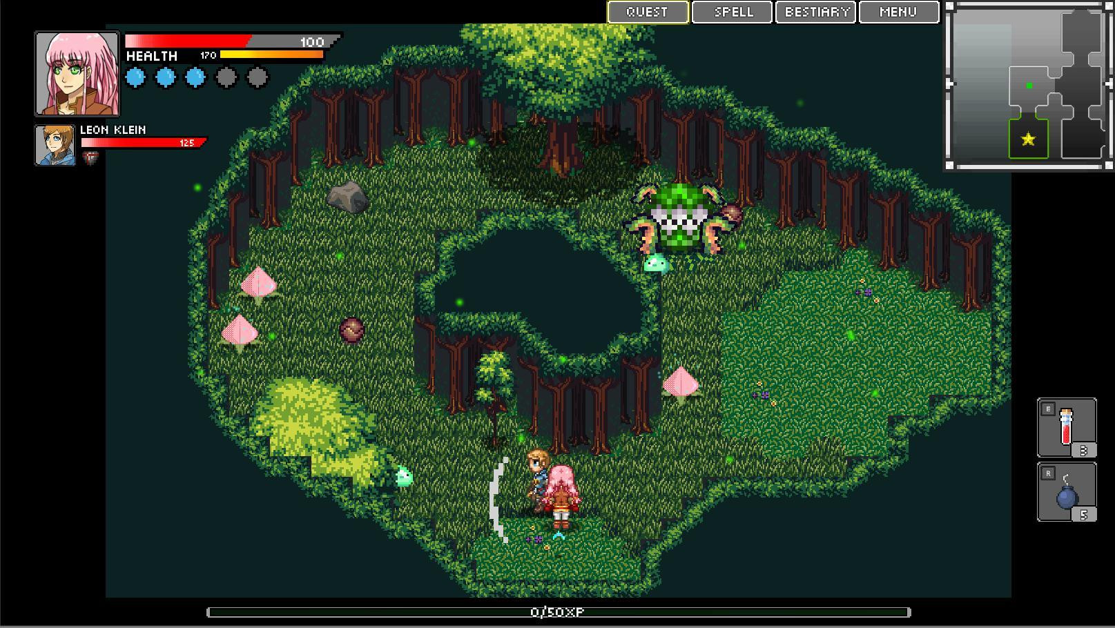 Hero Soul: I want to be a Hero! (Demo) (itch) - кадр 1