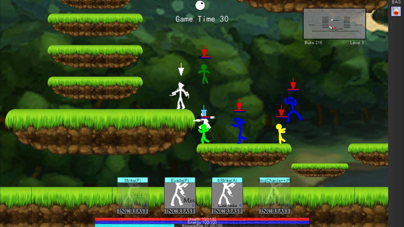 Platformer fighting source code (itch) - кадр 2