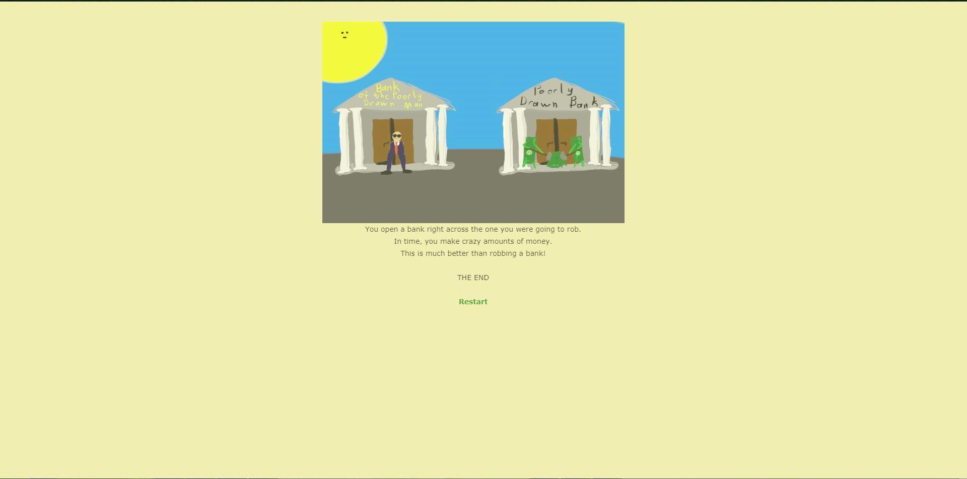 The Text Adventures of the Poorly Drawn Man with No Torso (itch) - кадр 2