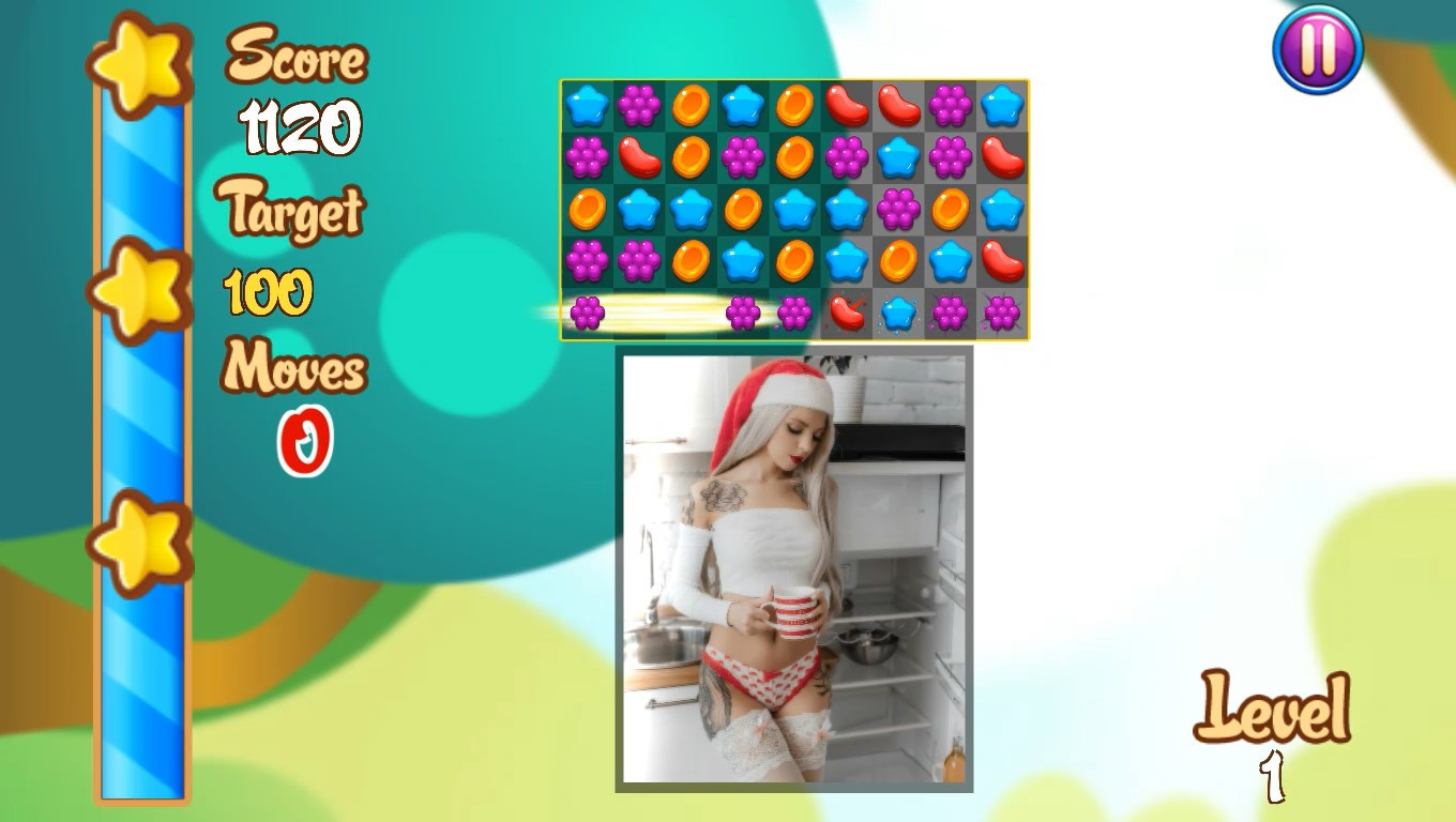 Erotic girls match 3 - кадр 1