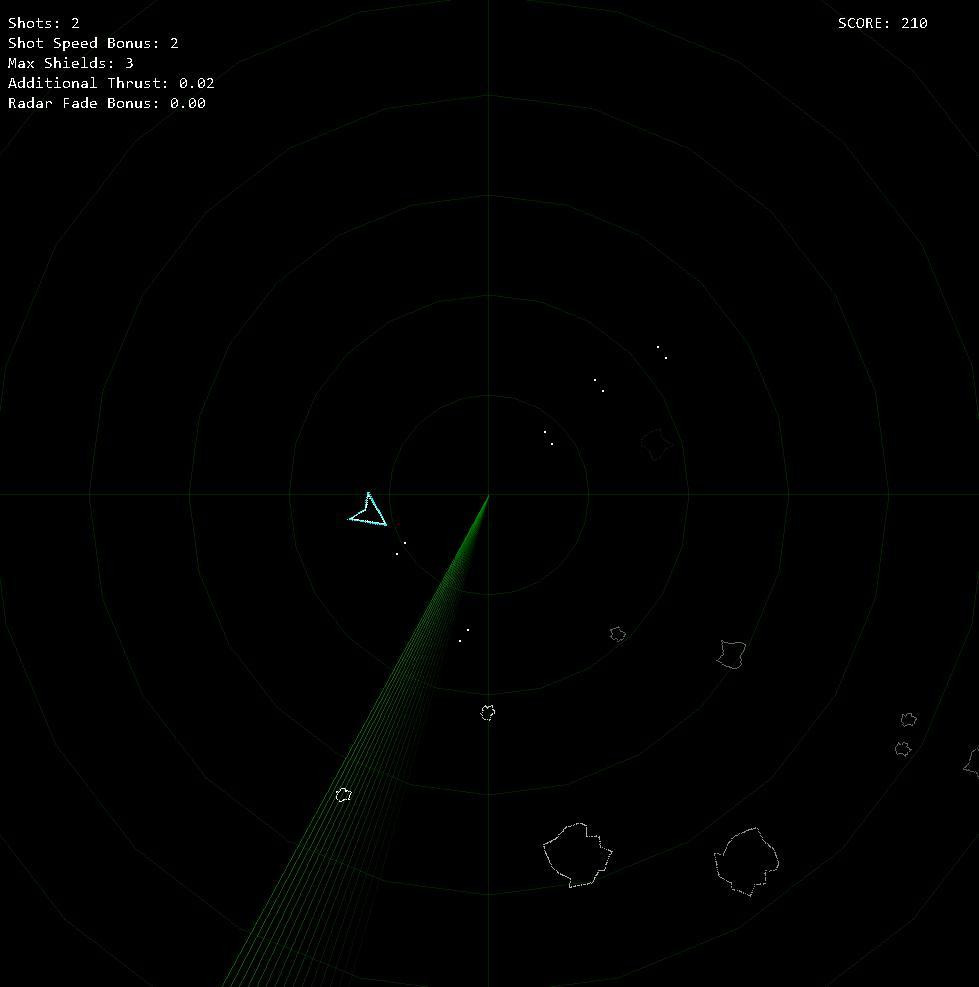 Space Rocks Radar - Gamemaker Tutorial Mod (itch) - кадр 1