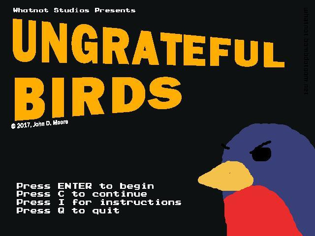 Ungrateful Birds (itch) - кадр 1