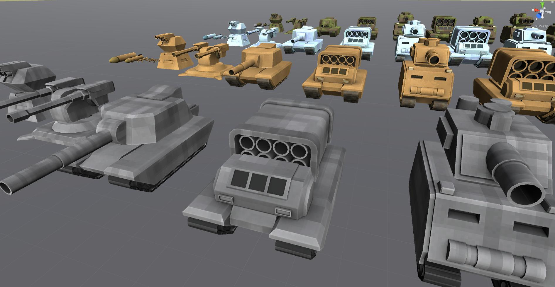 Tanks and Weapons - Unity Package (itch) - кадр 1