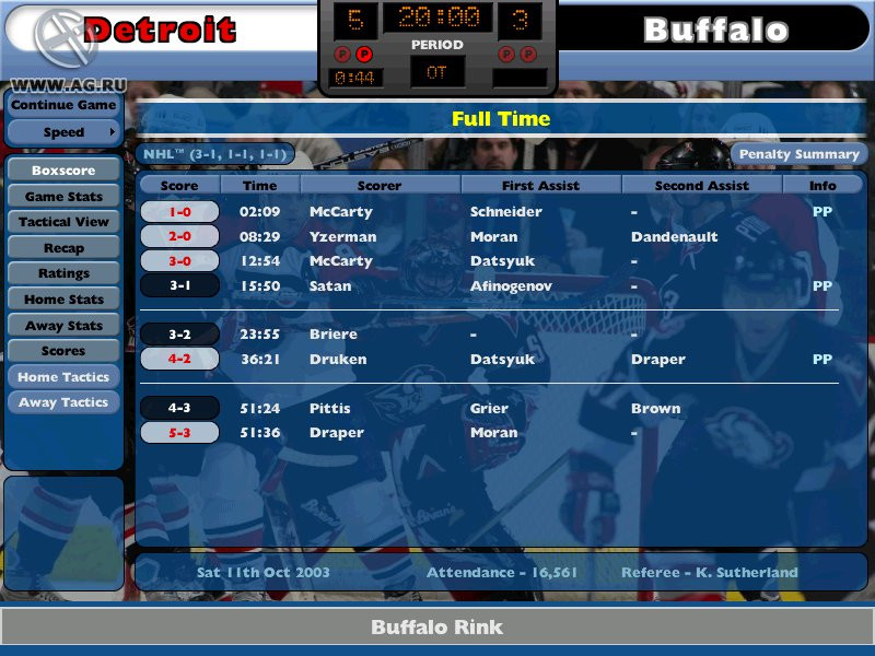 NHL Eastside Hockey Manager - кадр 4
