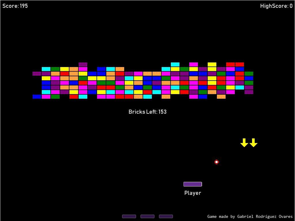 Atari Breakout remastered by GH Games (itch) - кадр 1