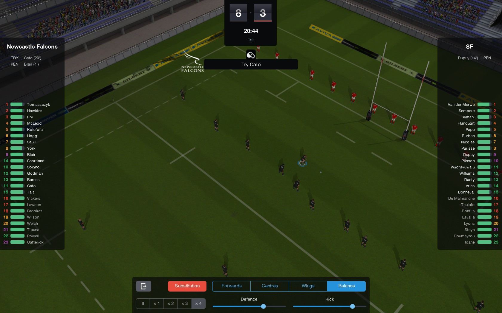 Pro Rugby Manager 2015 - кадр 4