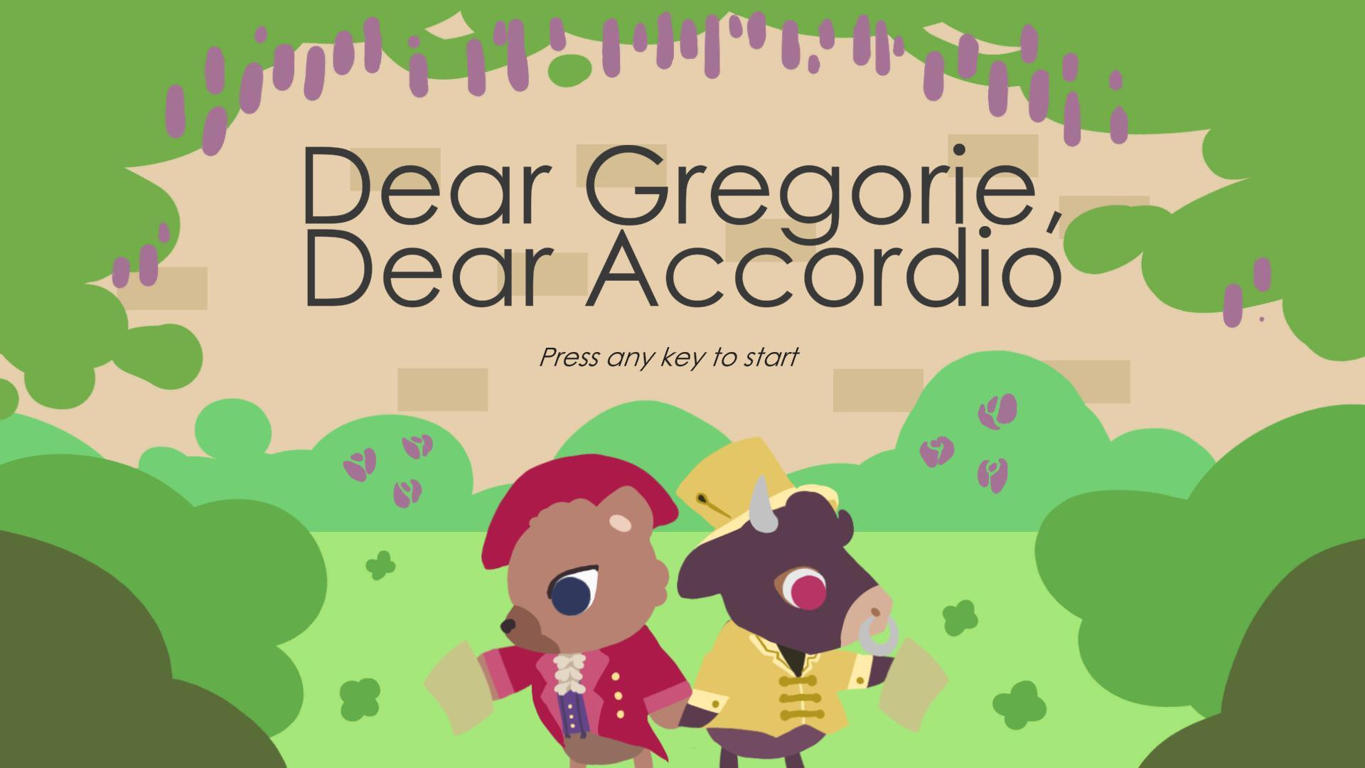Dear Gregorie, Dear Accordio (itch) - кадр 1