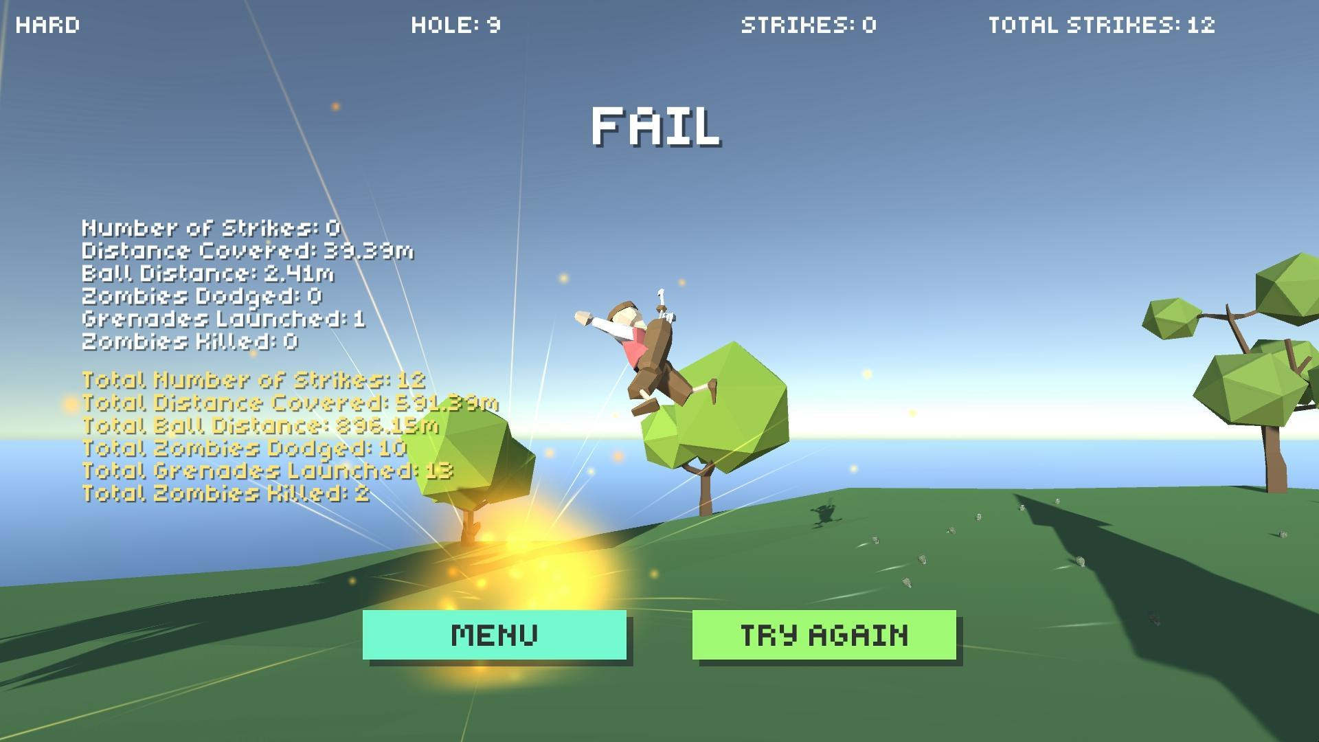Golf N' Grenades (itch) - кадр 2