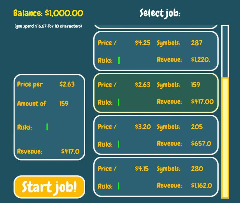 Freelancer Sim (itch) - кадр 1