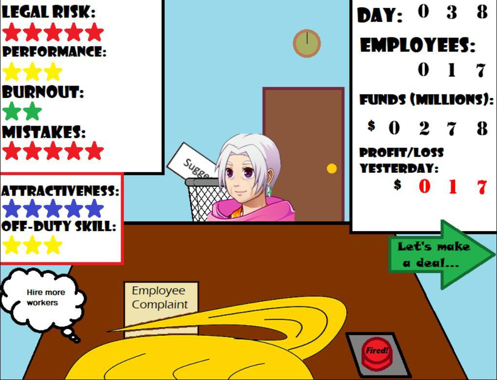 You're Fired! (melancholybutterfly) (itch) - кадр 1