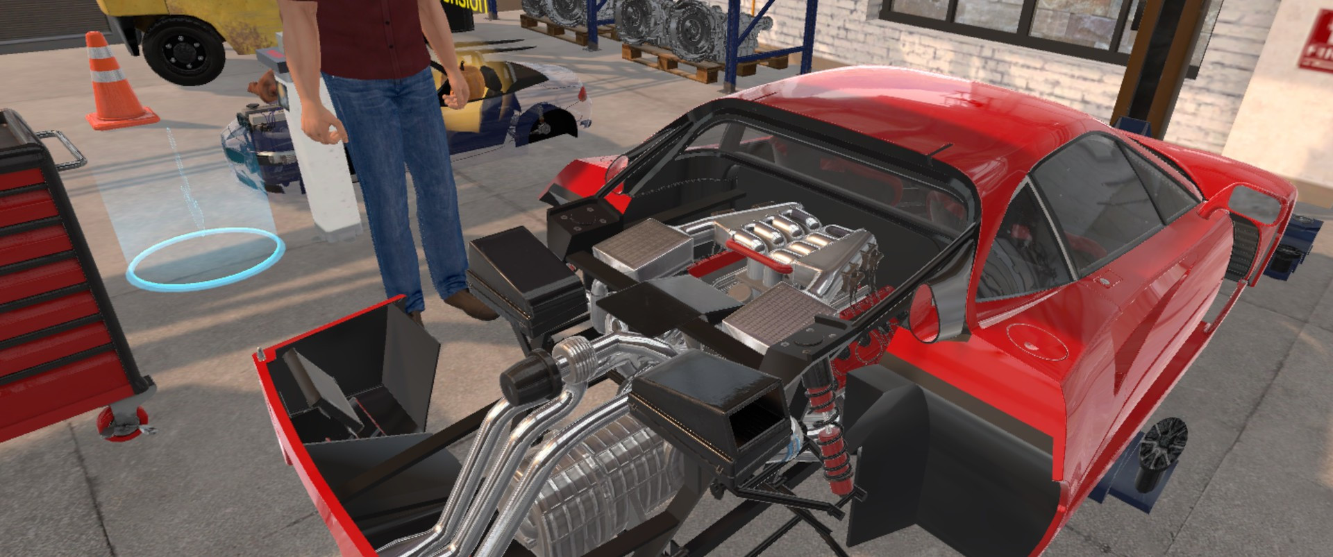 Basic Car Repair Garage VR - кадр 1
