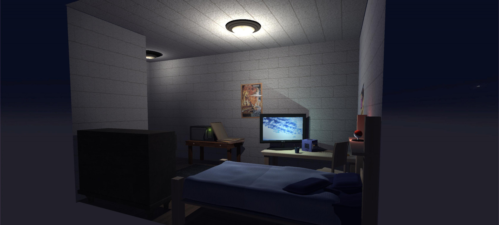 Teenager's Dorm Room (itch) - кадр 1