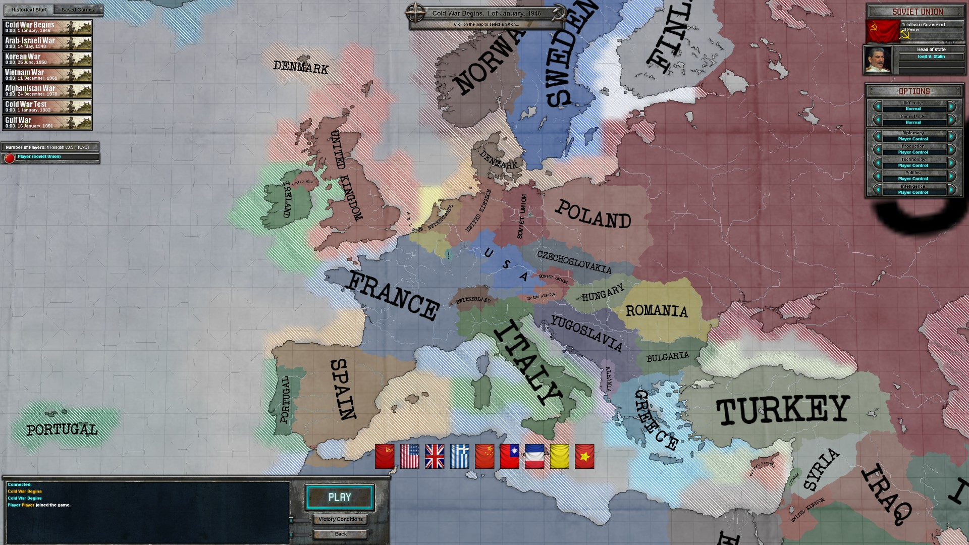 East vs. West: A Hearts of Iron Game - кадр 4