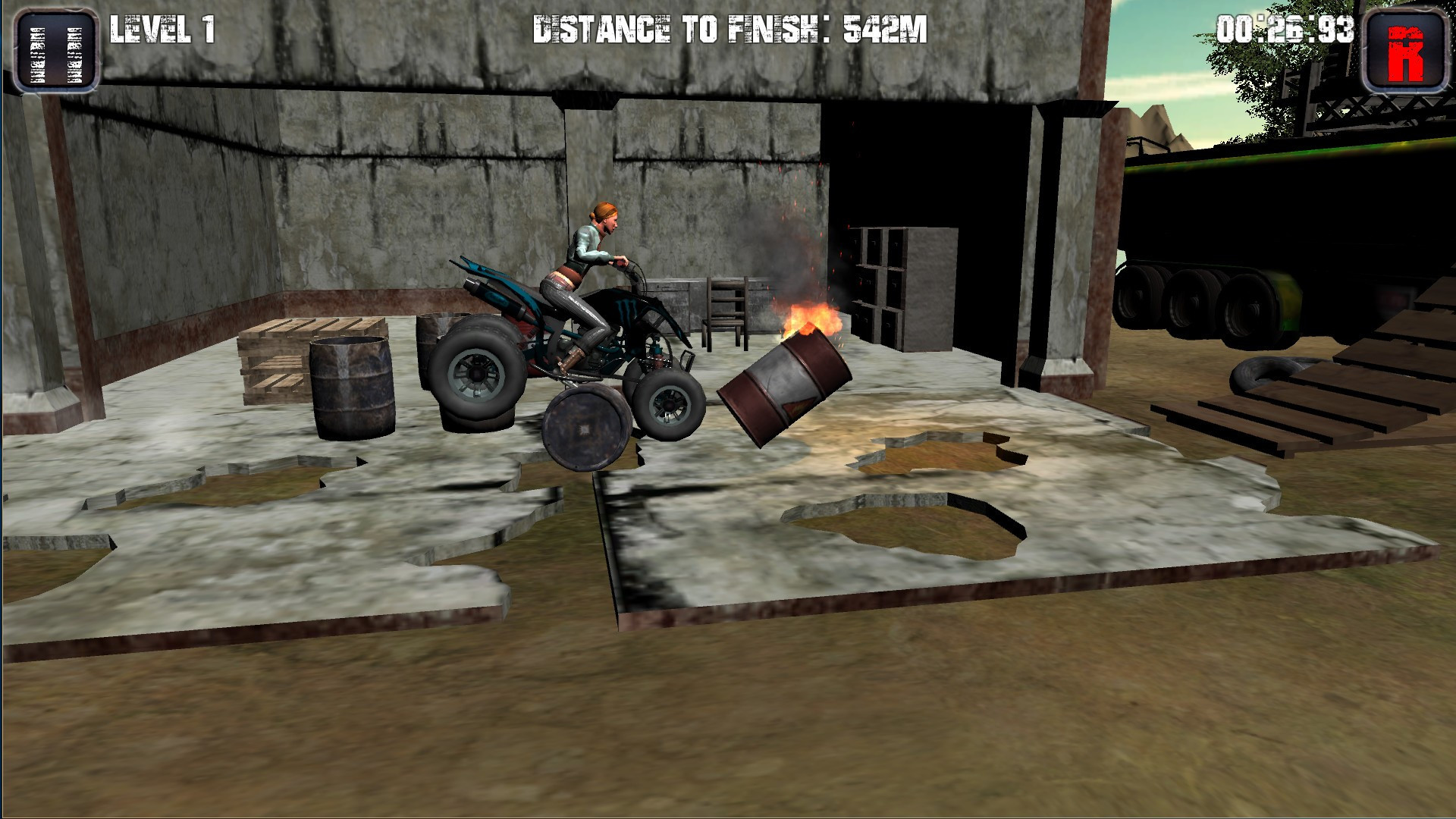 Motorcycle, tricycle, ATV hill racing - кадр 2