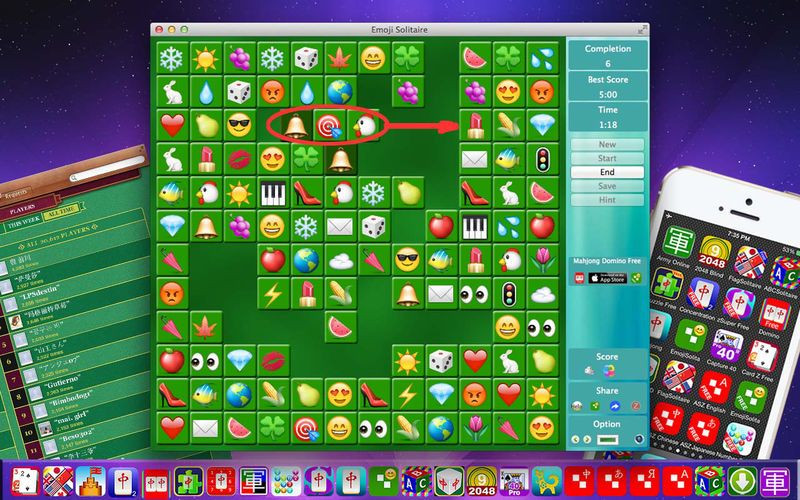 Emoji Solitaire Free - кадр 2