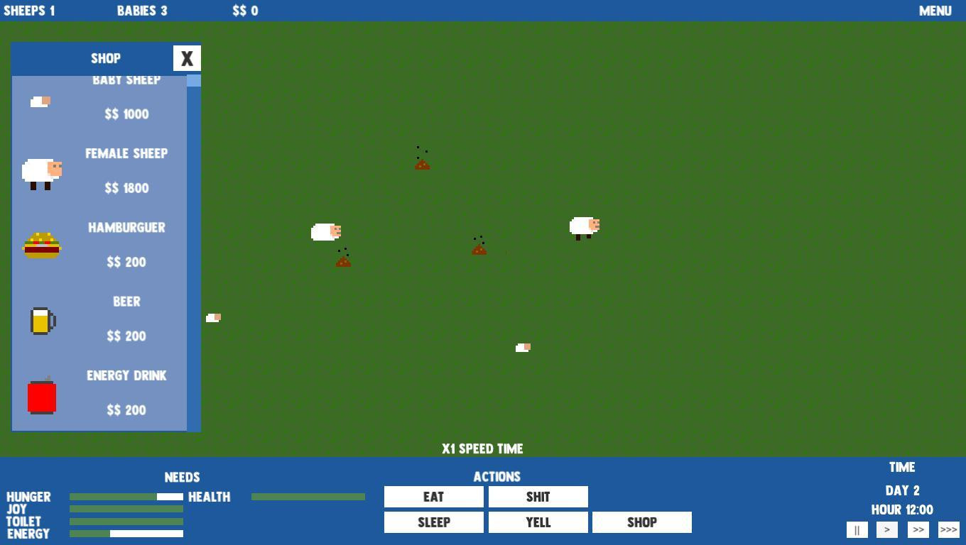 Sheep Sim (itch) - кадр 2