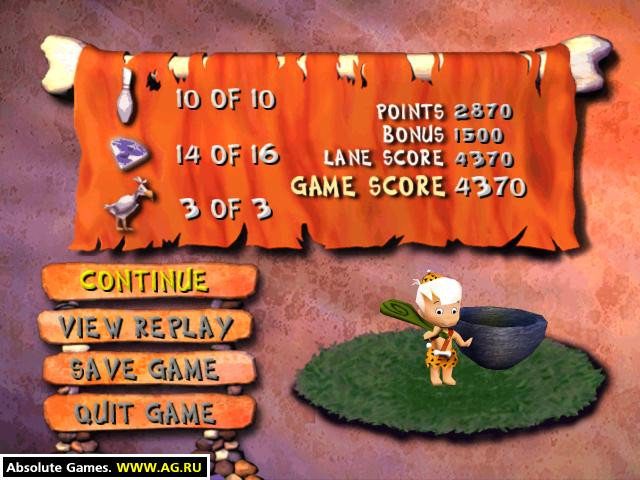The Flintstones Bedrock Bowling - кадр 2
