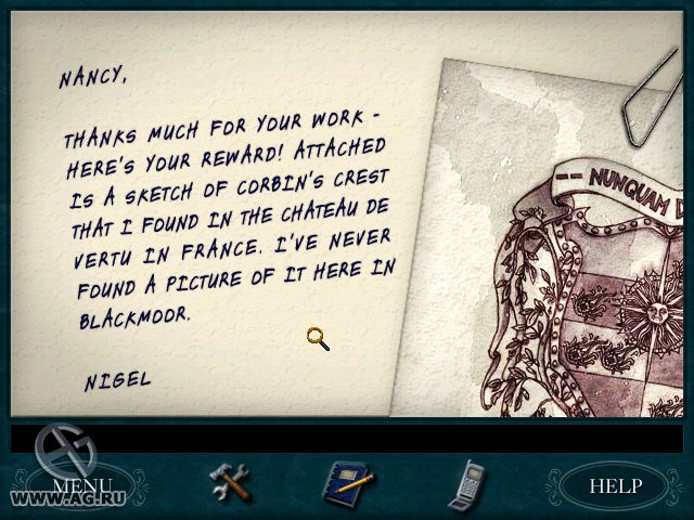 Nancy Drew: The Curse of Blackmoor Manor - кадр 8