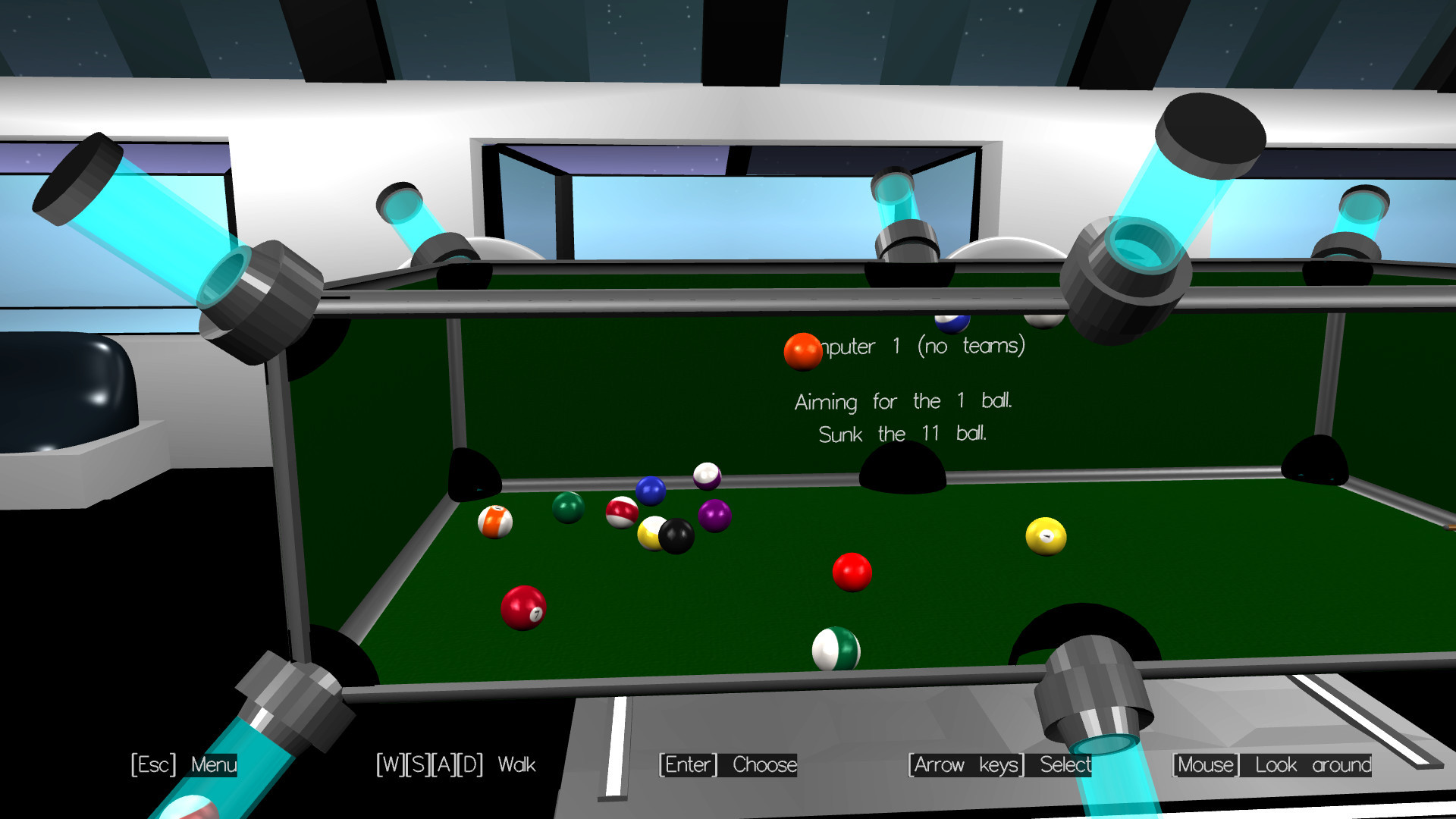 Zero Gravity Pool - кадр 1