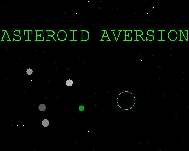 Asteroid Aversion (itch) - кадр 1