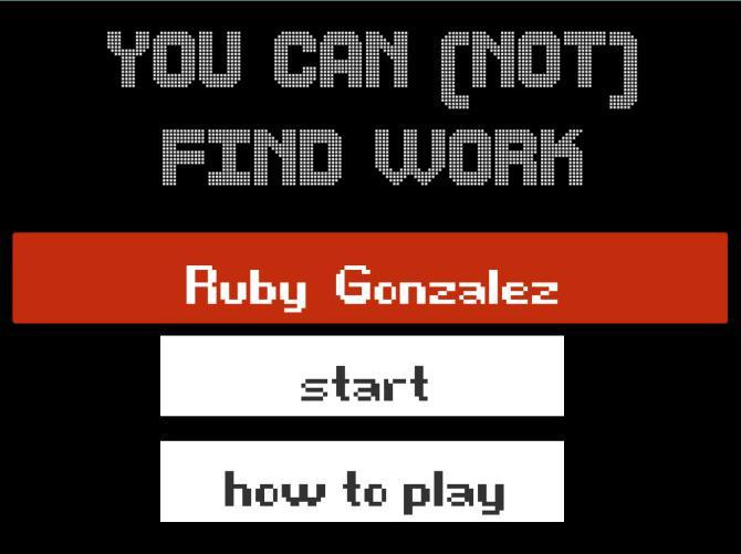you can [not]find work (itch) - кадр 1