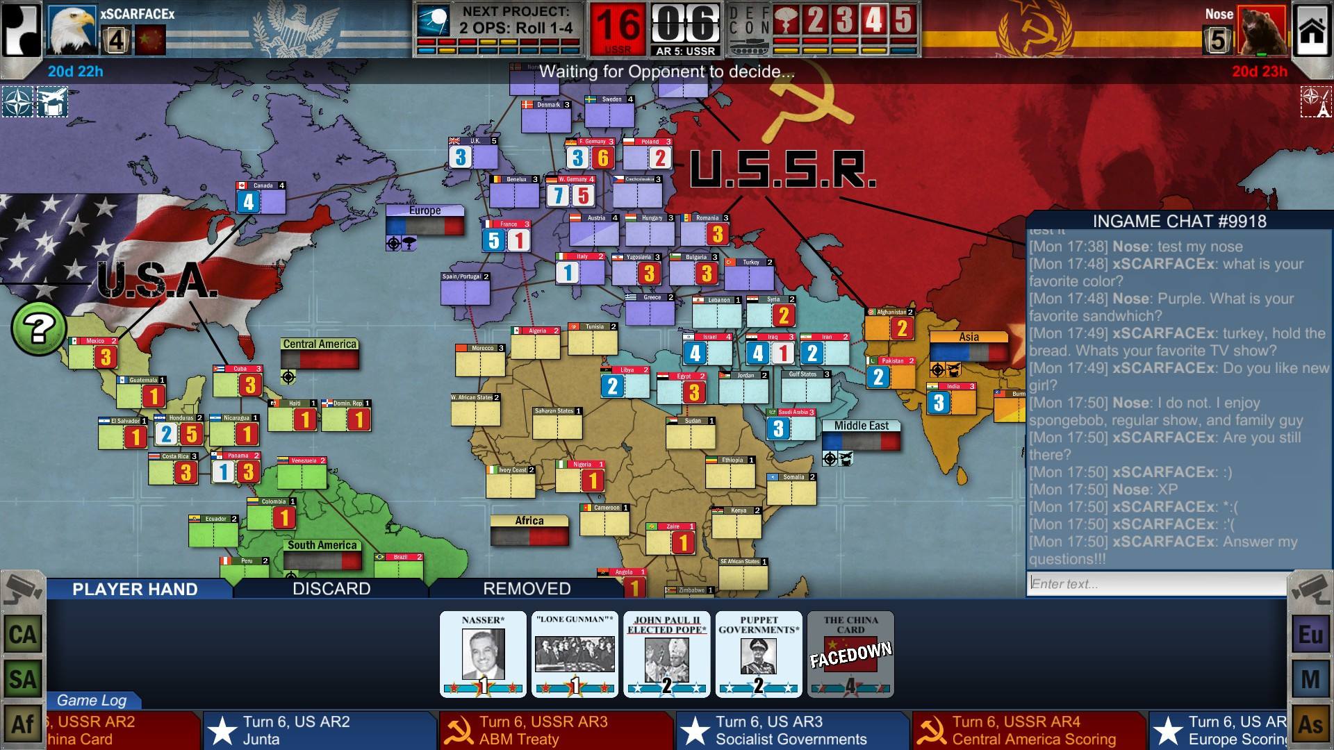 Twilight Struggle (itch) - кадр 1