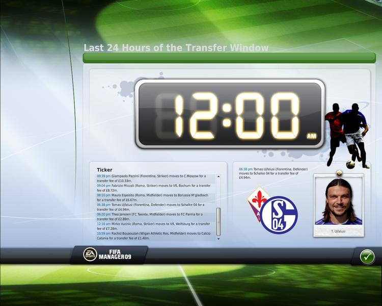 FIFA Manager 09 - кадр 8
