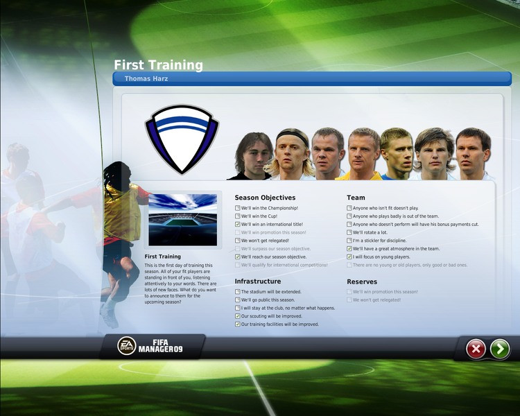 FIFA Manager 09 - кадр 9