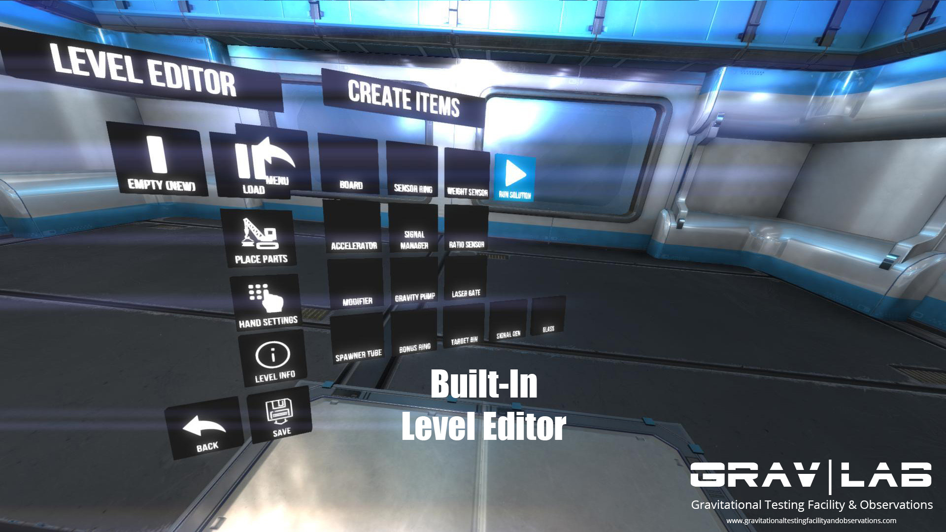 Grav|Lab - Gravitational Testing Facility & Observations - кадр 1