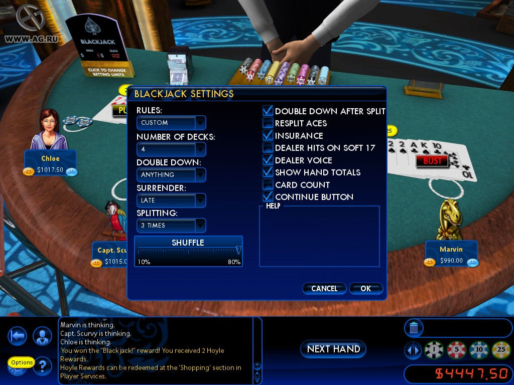 Hoyle Card Games (2010) - кадр 1