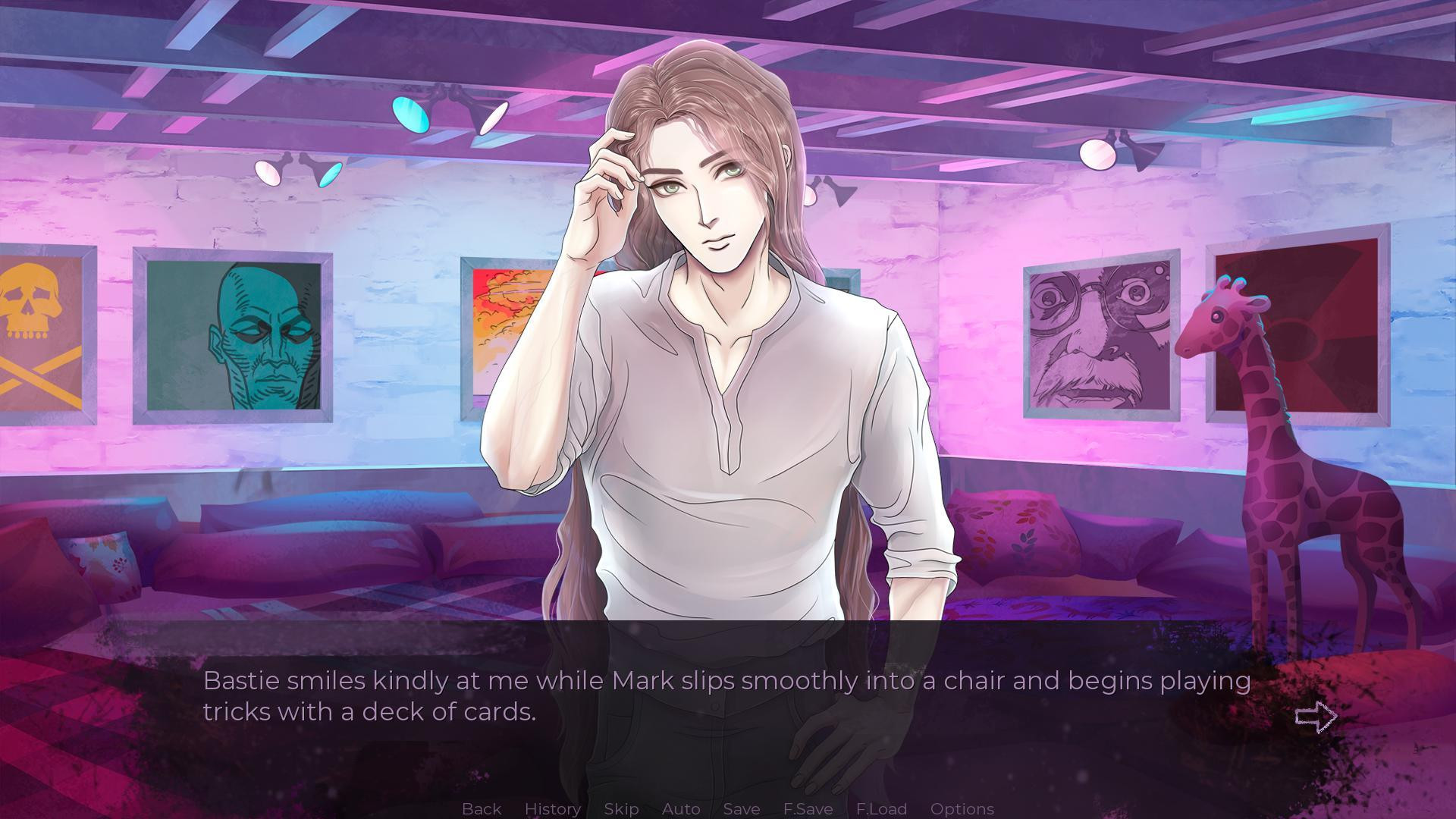 Degraman: Act I. Vincent & Cassel ~ otome demo (itch) - кадр 1