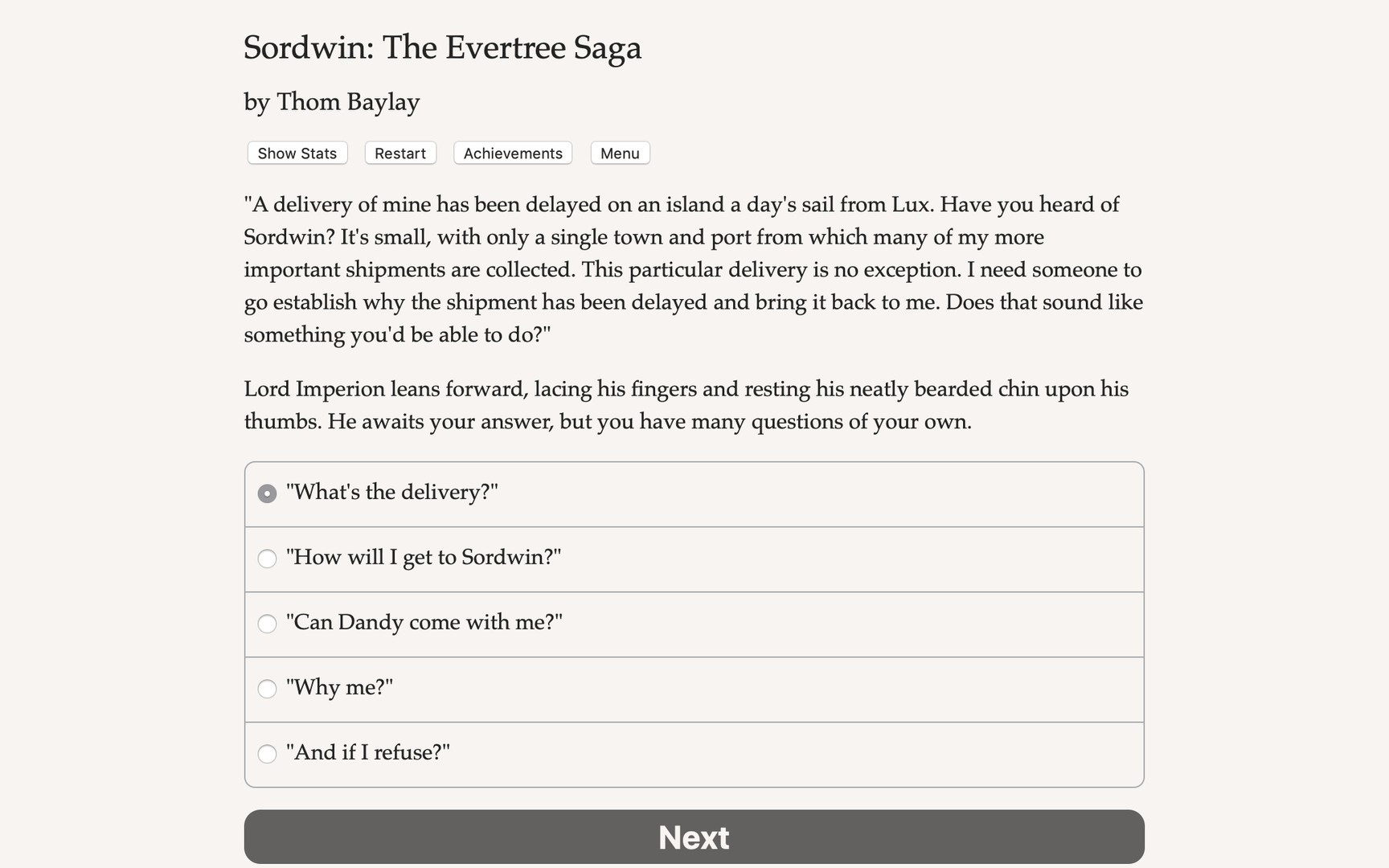 Sordwin: The Evertree Saga - кадр 1